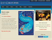 Tablet Screenshot of lucychristopher.com